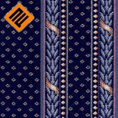 Ковровое покрытие Brintons Marquis Royal blue border 63-25396