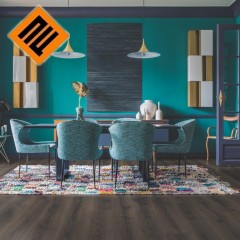 Ламинат QUICK STEP MAJESTIC Дуб пустынный шлифованный темно-коричневый