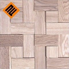 Дерев'яна мозаїка ENFASI 3D Дуб White
