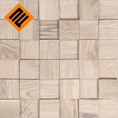 Дерев'яна мозаїка TESSERA 3D Дуб White