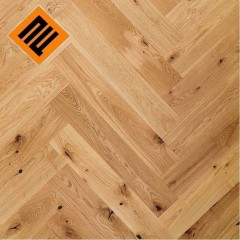 Паркетна дошка Bauwerk Дуб HERRINGBONE T/G black filler 140х700