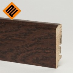 Плинтус деревянный шпонированный BARLINEK дуб эспрессо 60x16