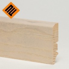 Плинтус деревянный шпонированный BARLINEK ясень Platinium 60x16